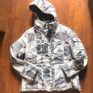 Women’s plaid ski jacket